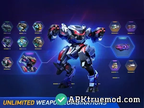 Mech Arena mod apk all robots unlocked
