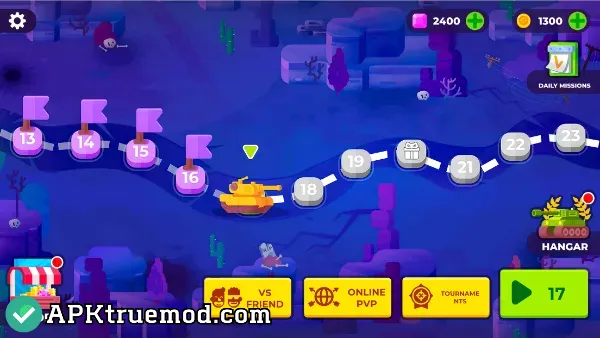 Tank Stars mod apk max level